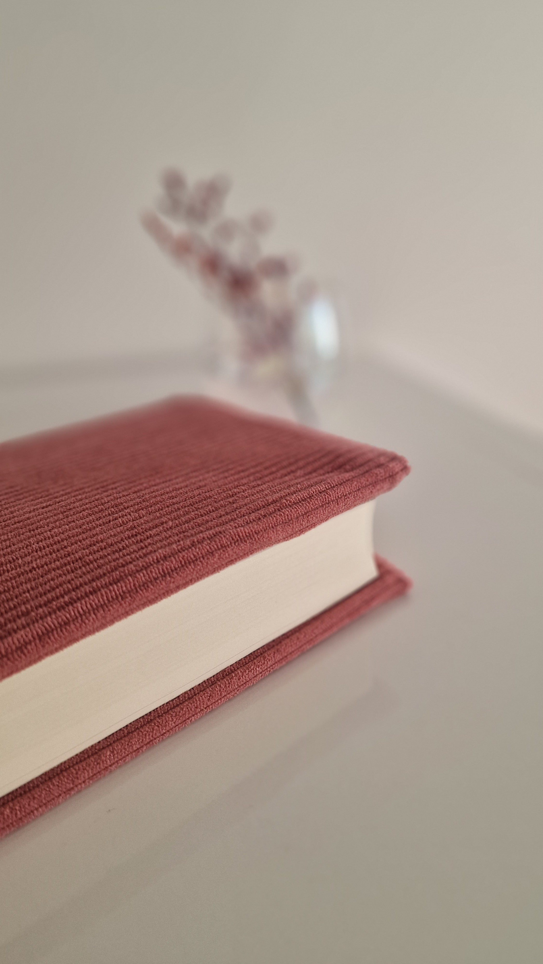 A personnaliser - Protège Coran Rose (taille et tissus)