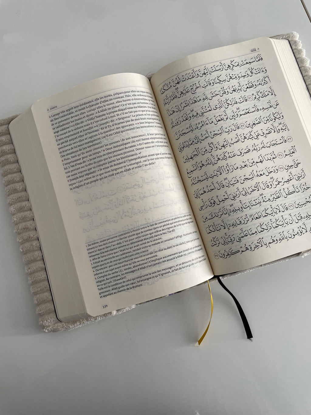 Protège Coran Beige