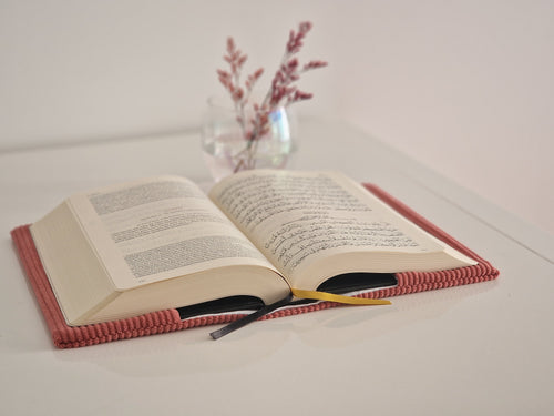 A personnaliser - Protège Coran Rose (taille et tissus)